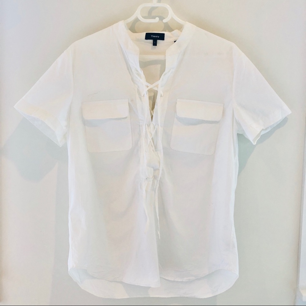 Theory white shirt